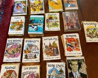 Delta Airlines destinations playing cards 