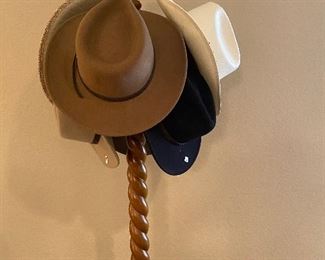 Numerous cowboy hats