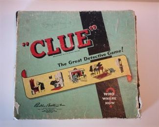 Vintage Clue Game