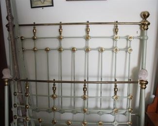Antique Brass Bed- Size Full 