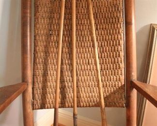 Hickory golf clubs purchased from Saint Andrews, Scotland