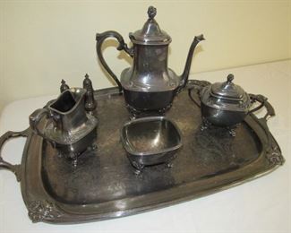 Heavy Victorian tea set