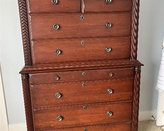 Walter E. Smithe tall chest of drawers......