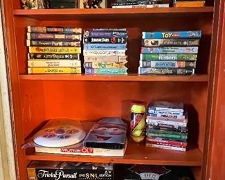 CD's, DVD's, VHS and games