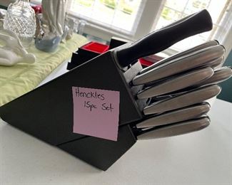 Henckels knife set