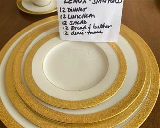 Set of Lenox -Stanford pattern china. Service for 13