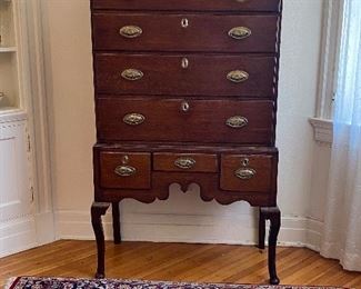 Lovely English highboy- circa 1840