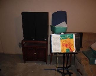 Musical instruments, and sheet music too