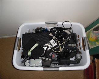 Lots of various power cords, and controls