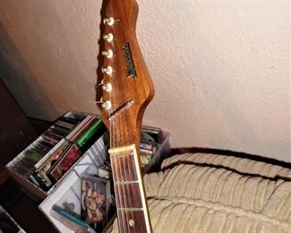 Guitar neck with maker