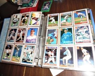 Baseball card binder, sold as a lot only