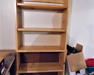 Solid wood shelving perfect for all your storage needs
