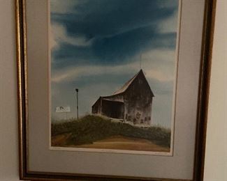 Dolph Smith signed lithograph the campaign 