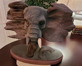 Rick Cain Elephant sculpture