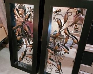 Pair of decorative panels