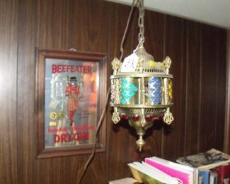 ornate swag lamp