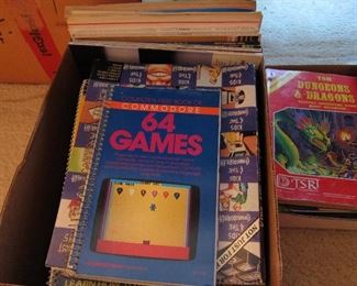 box of 64 books/mags