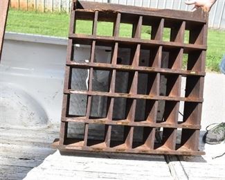Sections of Antique United States Post Office complete with Windows, Signage, Grills, Mail Slots, Hardware and More! Section pictures taken outside and inside