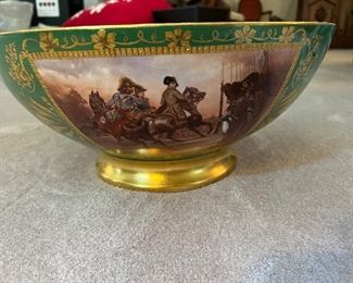 Napoleonic Punch bowl & cups 