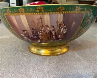 Napoleonic Punch Bowl with cups