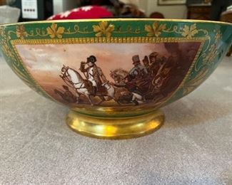Napoleonic Punch Bowl with cups