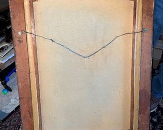 Portrait of Ruth Oxnam wife of Bishop Garfield Bromley Oxnam. Ruth was the daughter of a regarded family who collected fine art. 
Frame Size: 42 x 31
Image Size: 35 x 24
Attributed to: Frank 0. Salisbury in the style of John Singer Sargent 
Circa 1937
Bishop Oxnam was the president of World Council of Churches and the Bishop of Washington Dc, Boston and New York. Both The couple were collectors of high-end 
art. 
Please see the time magazine article published September 13th, 1948 which gives the history of Garfield and provides provenance to the piece. 
Please contact Judy Campbell from 10:00am - 6:00pm Monday - Friday for more information regarding this painting. (989) 600 - 0726.