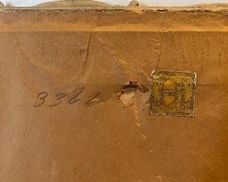 Artist: M. Weber 
Inscribed signature 
IS: 25.5 x 23/4
FS: 32 x 30.4  