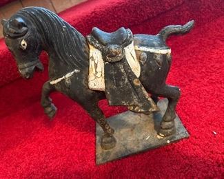 Cast Iron Horse Door Stop