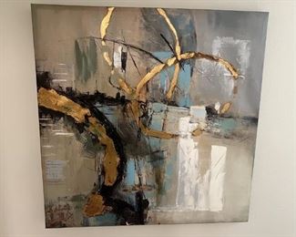 Golden Rings Giclee on Canvas