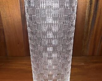 Tiffany and Company: 12in German Crystal Vase