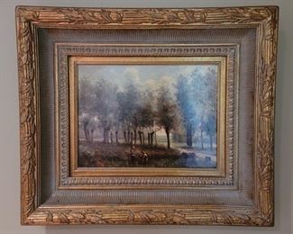 Fine Art Oil on Canvas Rural Farming & Landscape