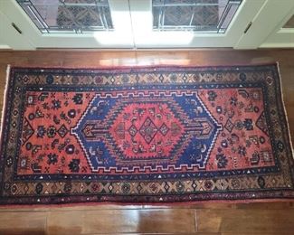 Hand Woven Persian Area Rug, Geometric Shapes