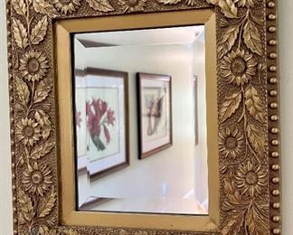 Decorative Mirror with Sunflower Border