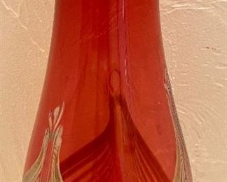 Signed Art Glass Vase