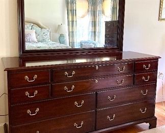 Henkel-Harris Double Dresser with Mirror