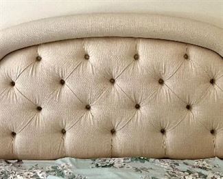 King Tufted Upholstered Headboard 