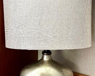 Brushed Silver Lamp