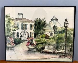 Signed Wequassett Watercolor 