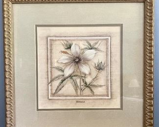 Hibiscus Botanical Print