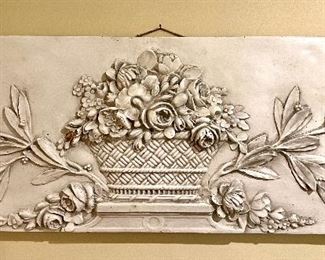 Floral Basket Wall Decor