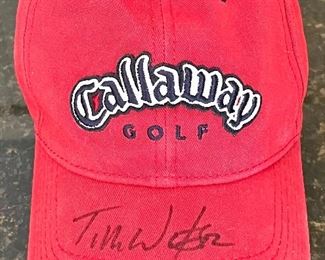 Autographed Tom Watson Hat
