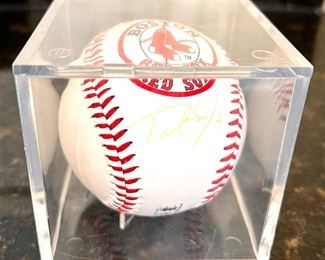 Trot Nixon Autographed Baseball
