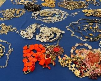 Lots of costume jewelry much of it from Talbots and J Jill!