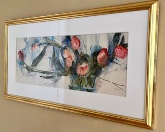 "Tulips" Watercolor by P.T. Foster