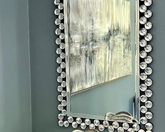 (2) Bejeweled Mirrors - 23.5" x 35.25"