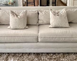 Keaton Shelter Arm Sofa Classic Depth With Nailhead - 94"l x 24"w x 31"h