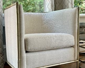 (2) Bernhardt Furniture Meredith Armchairs - 28"l x 21"w x 29.75"h