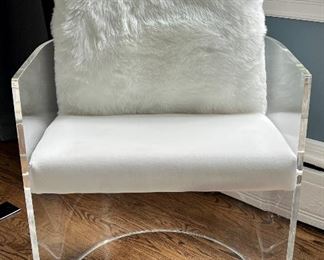 detail - furry white pillows sold separately!