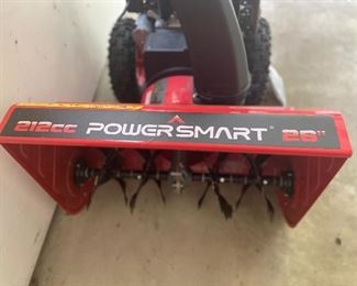 26" Power Smart 212cc Snowblower 