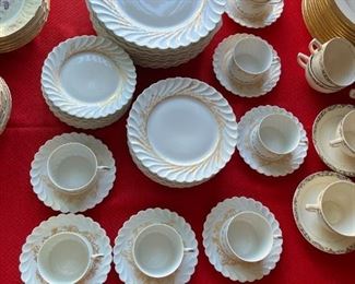 Here is the Haviland dishware set.